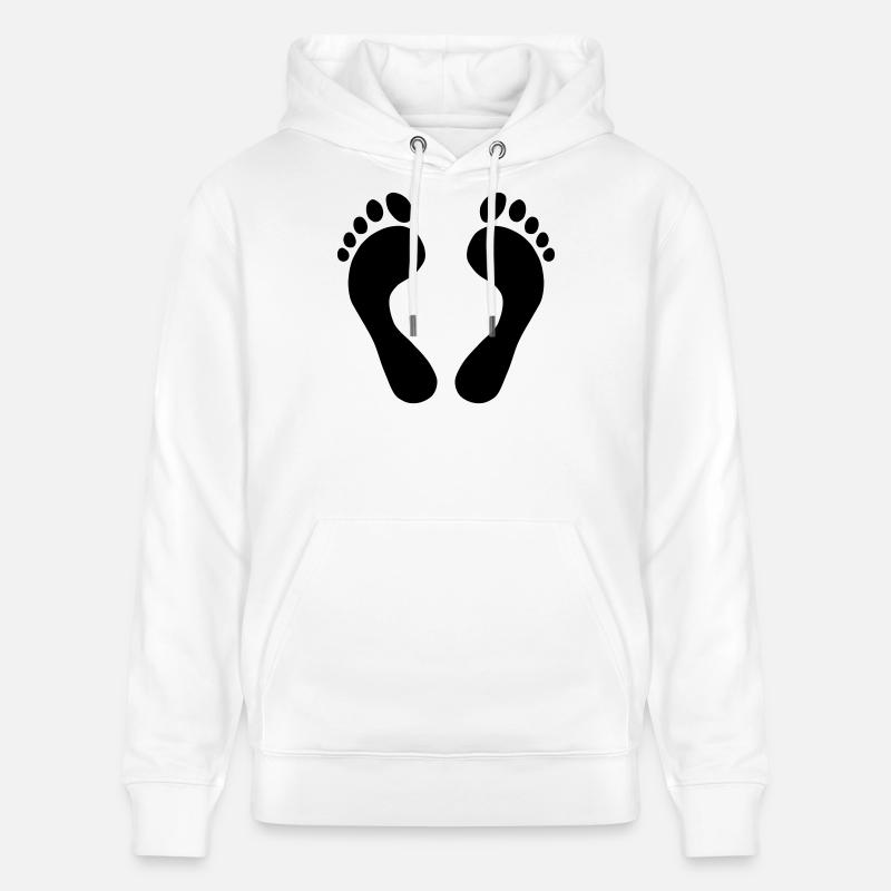 Pieds - Sweat à capuche bio CRUISER Stanley/Stella Unisexe - blanc