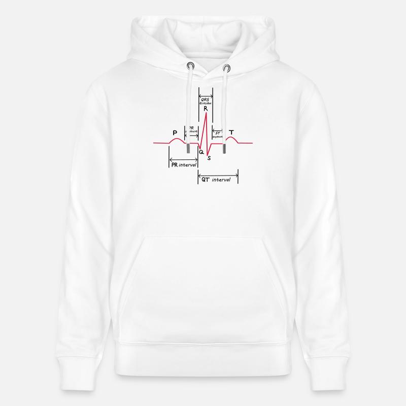 Ecg - Sweat à capuche bio CRUISER Stanley/Stella Unisexe - blanc