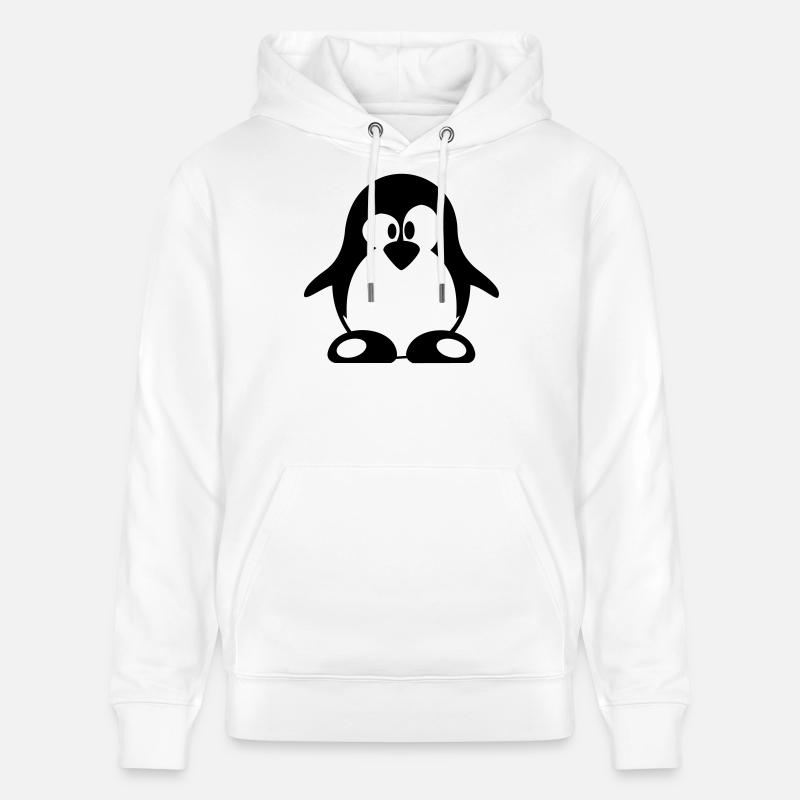 pinguin - Stanley/Stella Unisex Bio-Hoodie CRUISER  - Weiß
