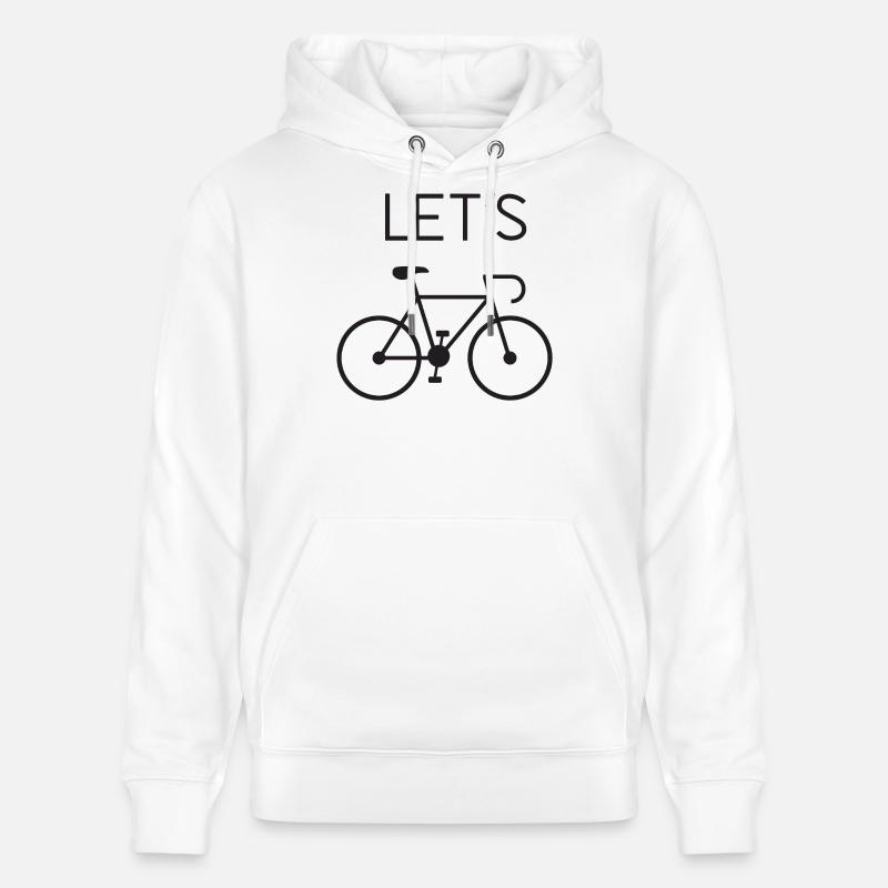 Faisons du vélo - Sweat à capuche bio CRUISER Stanley/Stella Unisexe - blanc
