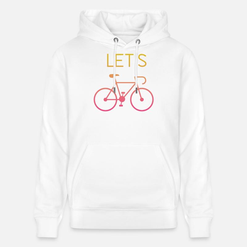 Faisons du vélo - Sweat à capuche bio CRUISER Stanley/Stella Unisexe - blanc