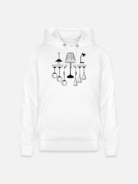 Collection of lamps and lighting - Stanley/Stella CRUISER Unisex Organic Hoodie - white