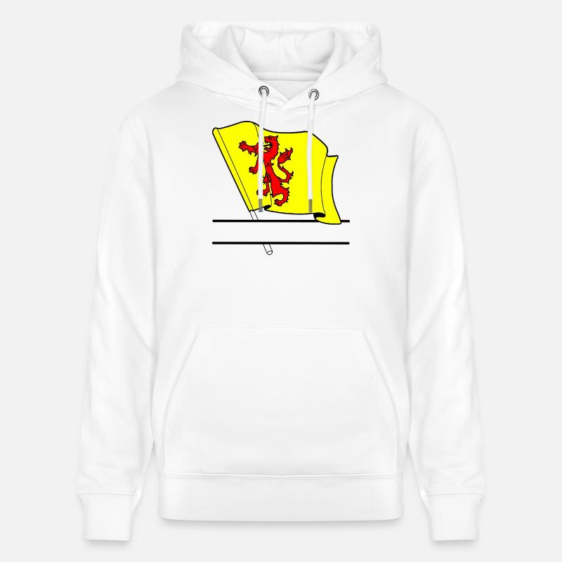 Drapeau de la Hollande-Méridionale - Sweat à capuche bio CRUISER Stanley/Stella Unisexe - blanc