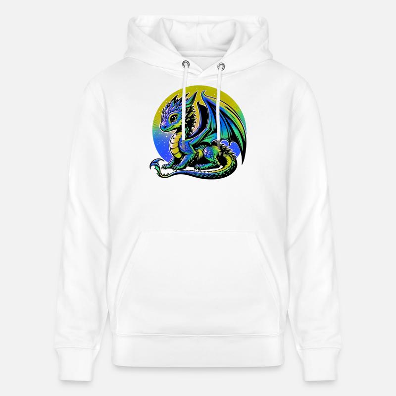 Dragon - Sweat à capuche bio CRUISER Stanley/Stella Unisexe - blanc
