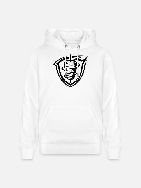 Doner kebab skewer - Stanley/Stella CRUISER Unisex Organic Hoodie - white