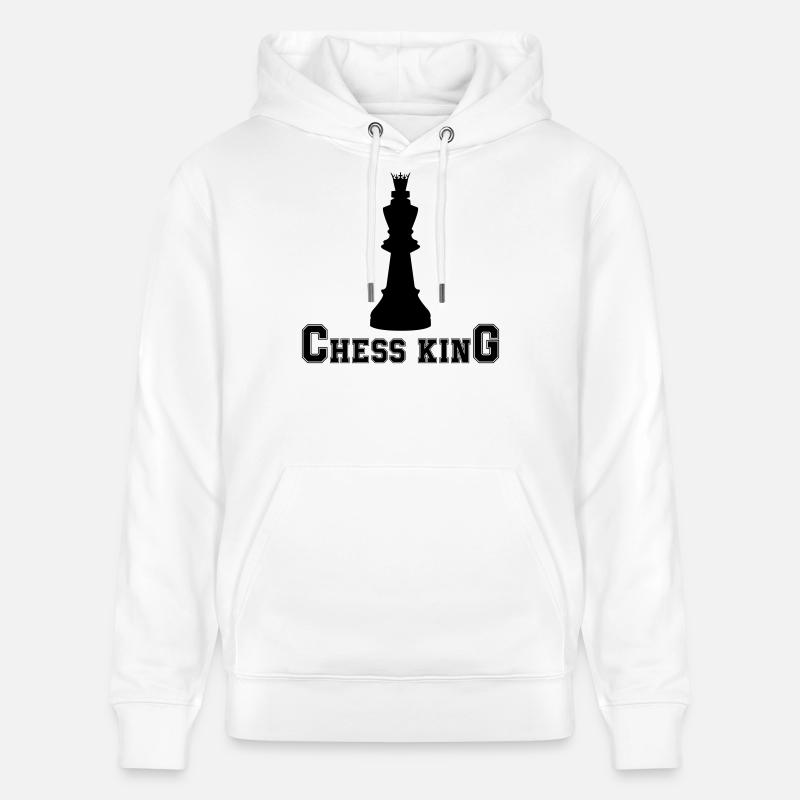 Schach König - Stanley/Stella Unisex Bio-Hoodie CRUISER  - Weiß
