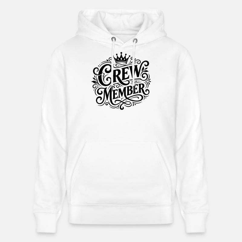 Membre d’équipage Krone - Sweat à capuche bio CRUISER Stanley/Stella Unisexe - blanc