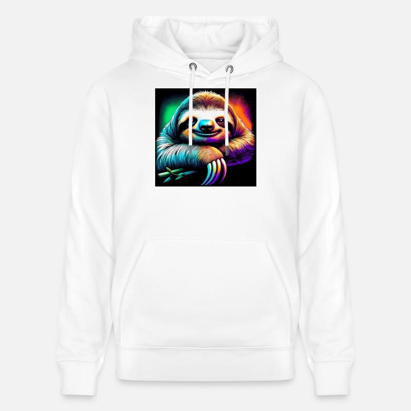 Faultier - Stanley/Stella Unisex Bio-Hoodie CRUISER - Weiß
