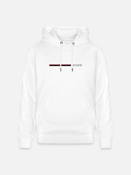 2025 Strich - Stanley/Stella Unisex Bio-Hoodie CRUISER  - Weiß