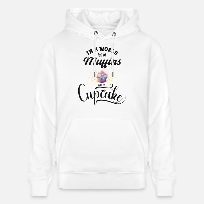 Cupcake - Sweat à capuche bio CRUISER Stanley/Stella Unisexe - blanc