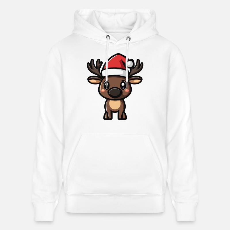 Orignal Noël Noël - Sweat à capuche bio CRUISER Stanley/Stella Unisexe - blanc