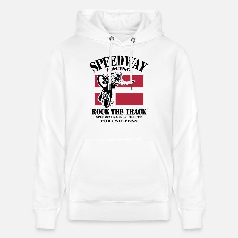 Speedway - Denmark - Sweat à capuche bio CRUISER Stanley/Stella Unisexe - blanc