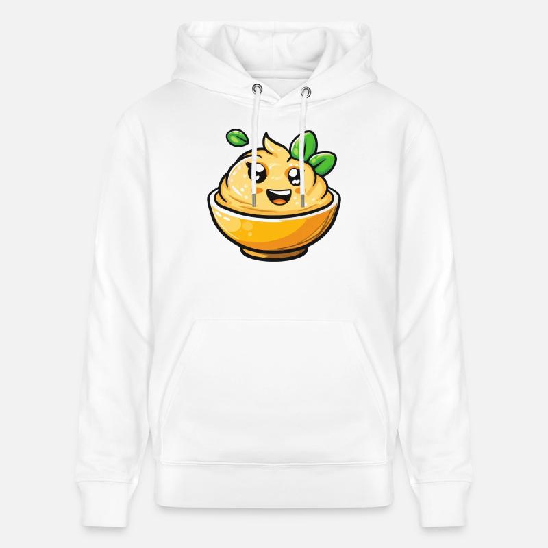 Funny Mustard Bowl Bande dessinée - Sweat à capuche bio CRUISER Stanley/Stella Unisexe - blanc