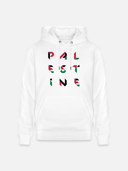 palestine 2 - Sweat à capuche bio CRUISER Stanley/Stella Unisexe - blanc