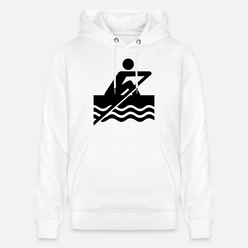 Aviron - Sweat à capuche bio CRUISER Stanley/Stella Unisexe - blanc