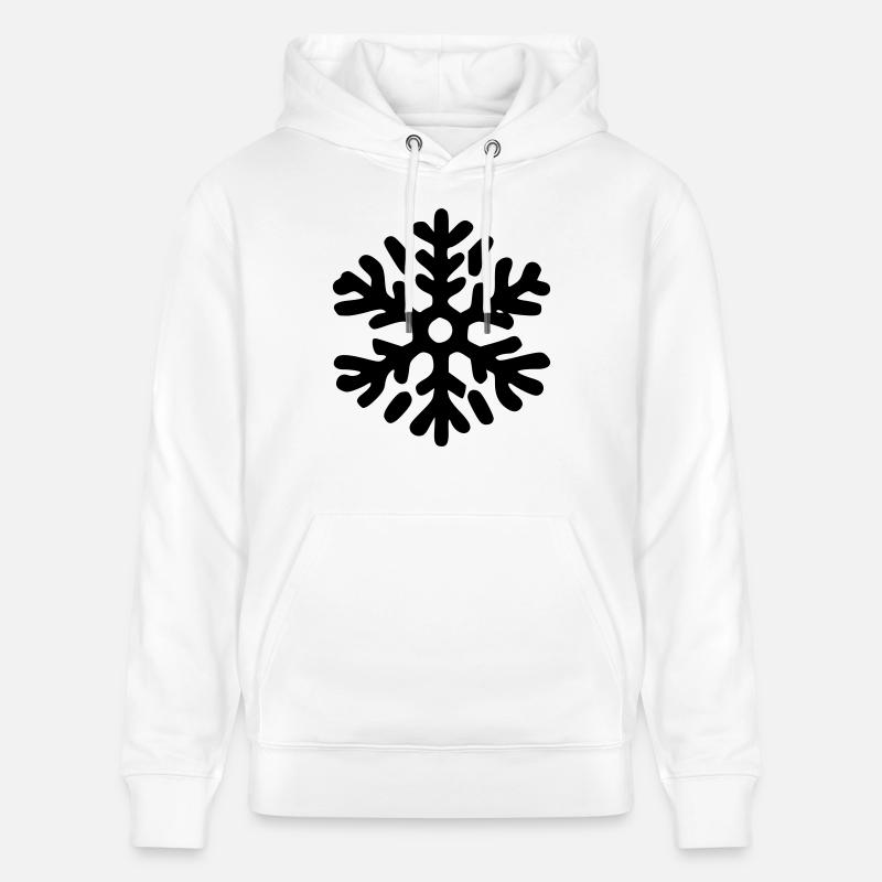 Flocon - Sweat à capuche bio CRUISER Stanley/Stella Unisexe - blanc
