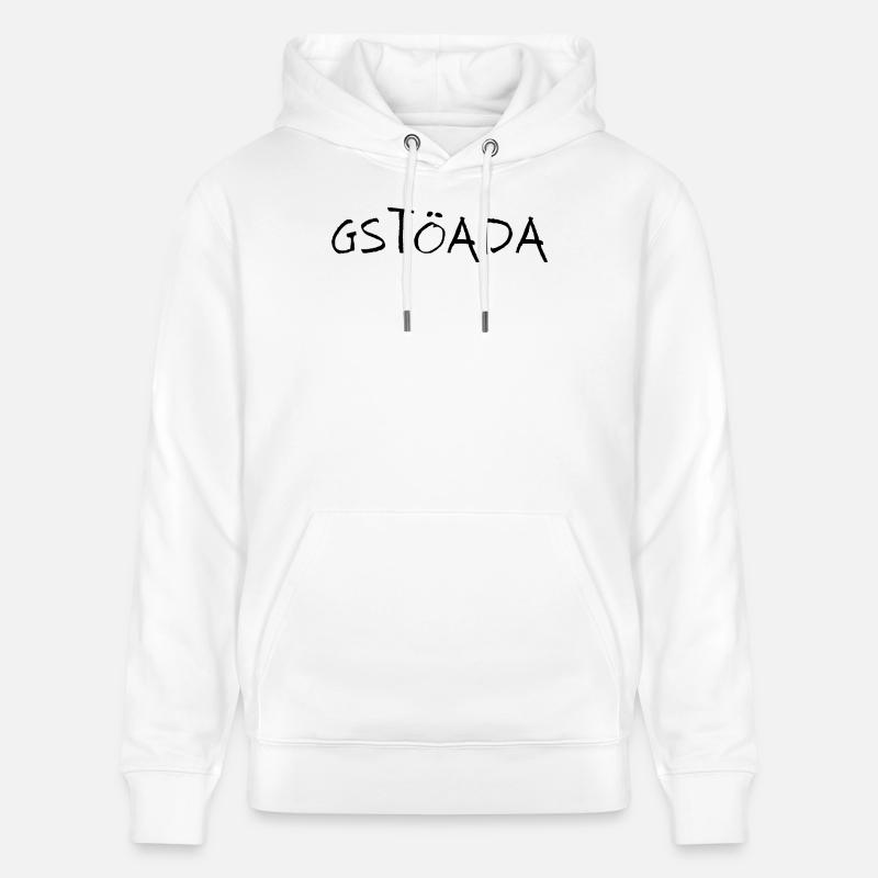 Gstöada - Sweat à capuche bio CRUISER Stanley/Stella Unisexe - blanc