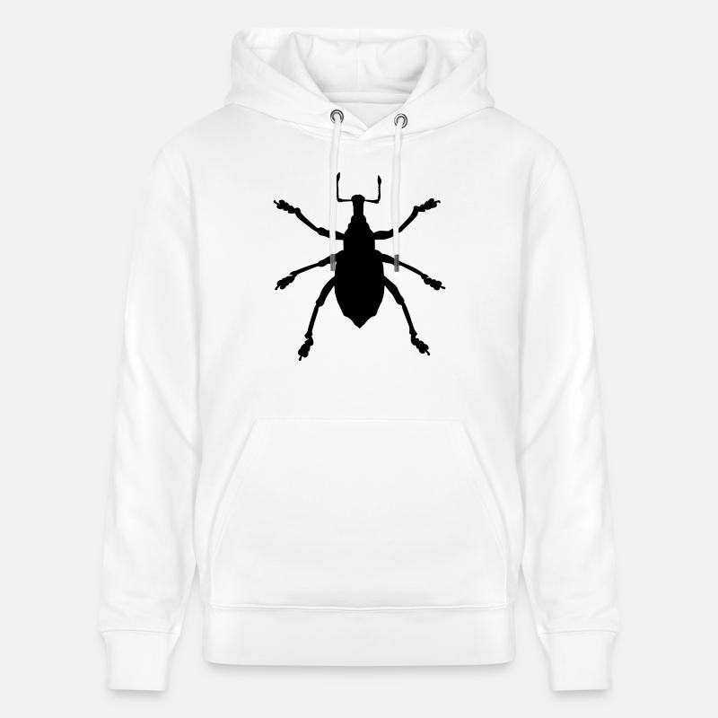 bug1 - Sweat à capuche bio CRUISER Stanley/Stella Unisexe - blanc