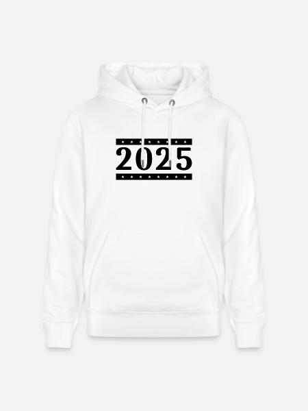 2025 year - Stanley/Stella CRUISER Unisex Organic Hoodie - white