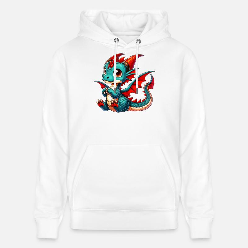 Dragon - Sweat à capuche bio CRUISER Stanley/Stella Unisexe - blanc