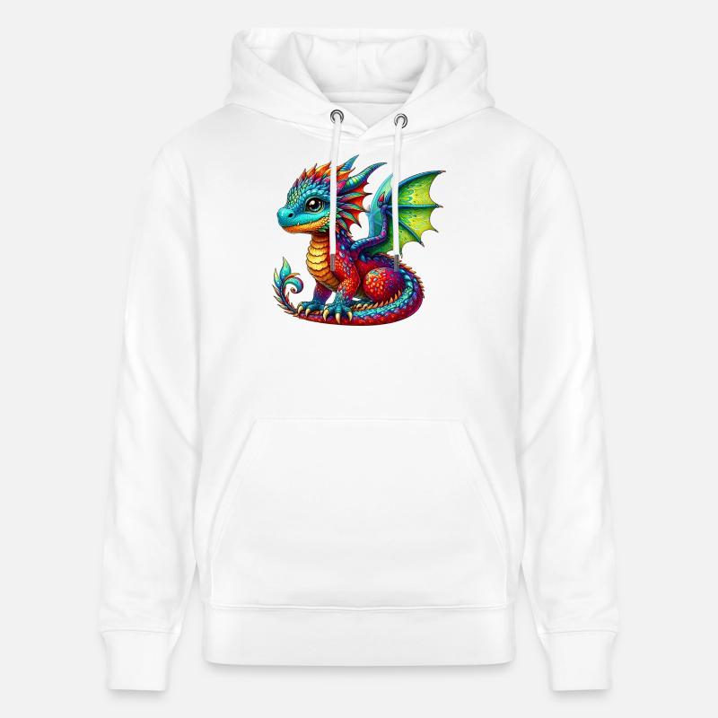 Dragon - Sweat à capuche bio CRUISER Stanley/Stella Unisexe - blanc