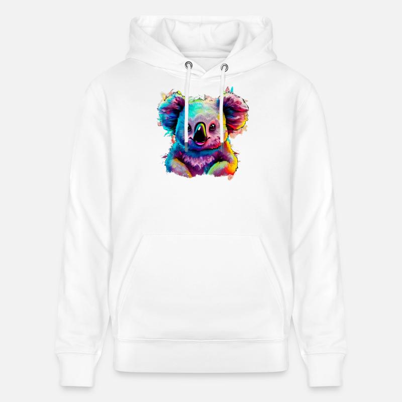 Koala - Sweat à capuche bio CRUISER Stanley/Stella Unisexe - blanc