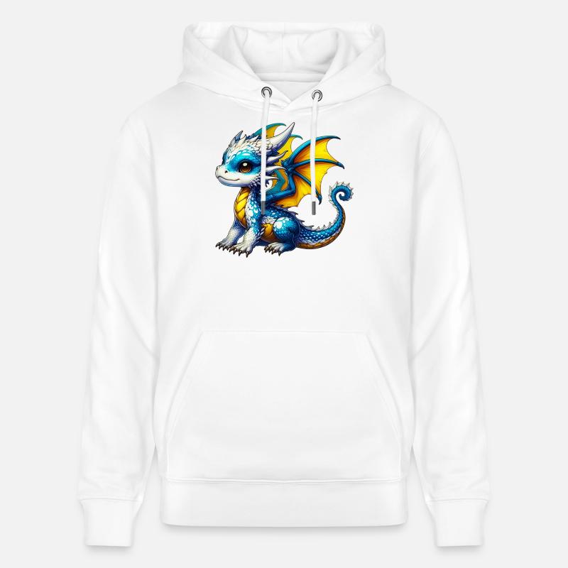 Dragon - Sweat à capuche bio CRUISER Stanley/Stella Unisexe - blanc
