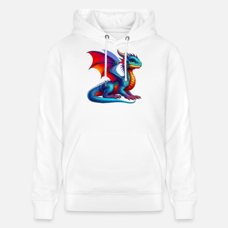 Dragon - Sweat à capuche bio CRUISER Stanley/Stella Unisexe - blanc