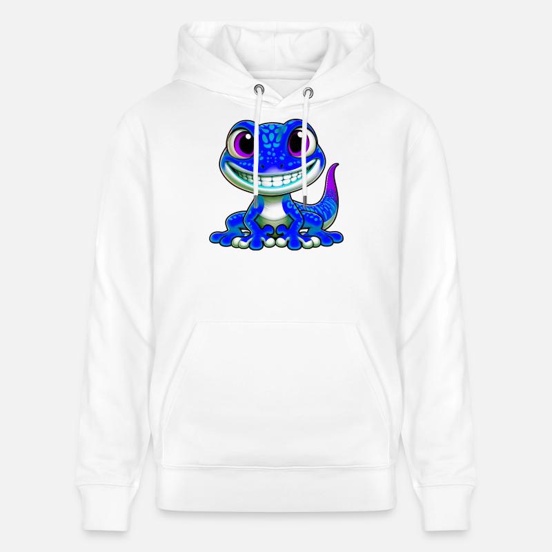 Gecko - Sweat à capuche bio CRUISER Stanley/Stella Unisexe - blanc