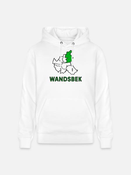 Wandsbek, a district of Hamburg - Stanley/Stella CRUISER Unisex Organic Hoodie - white