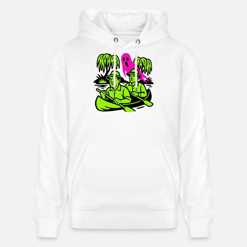 Fantôme dans la jungle - Sweat à capuche bio CRUISER Stanley/Stella Unisexe - blanc