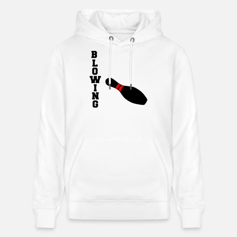 Soufflage - Sweat à capuche bio CRUISER Stanley/Stella Unisexe - blanc