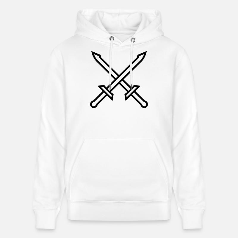 Deux épées - Sweat à capuche bio CRUISER Stanley/Stella Unisexe - blanc