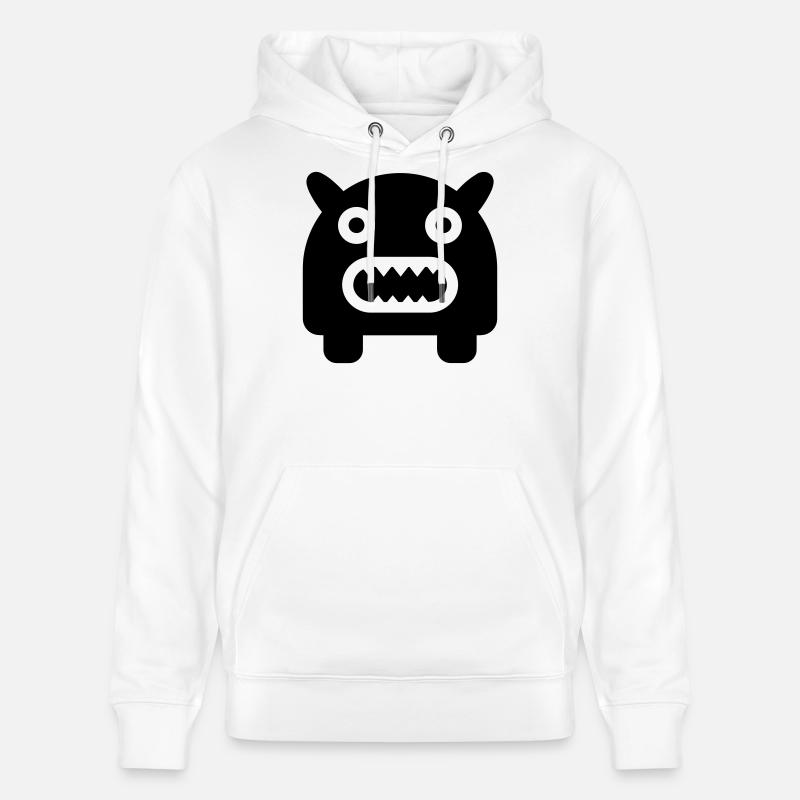 monstre - Sweat à capuche bio CRUISER Stanley/Stella Unisexe - blanc
