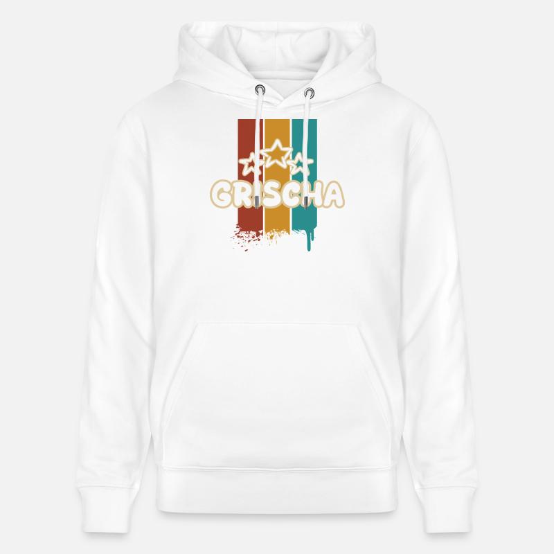 Geschenkidee Grischa - Stanley/Stella Unisex Bio-Hoodie CRUISER  - Weiß