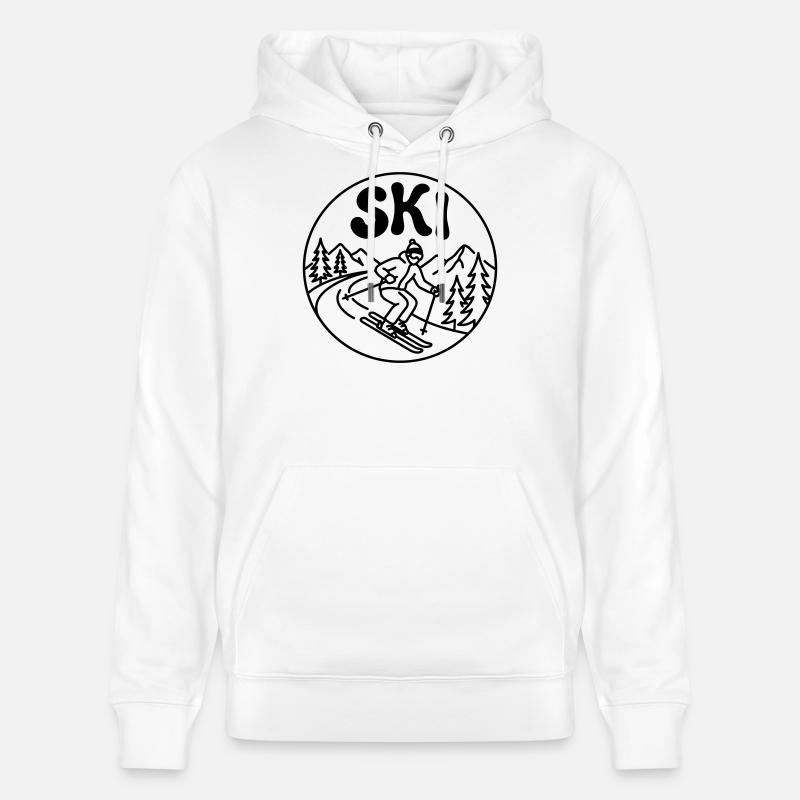Ski - Stanley/Stella Unisex Bio-Hoodie CRUISER  - Weiß