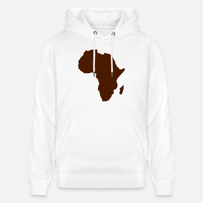 AFRIQUE - Sweat à capuche bio CRUISER Stanley/Stella Unisexe - blanc