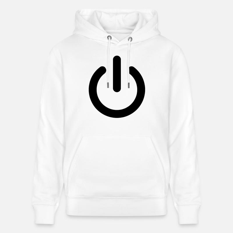 NO On Off - Sweat à capuche bio CRUISER Stanley/Stella Unisexe - blanc