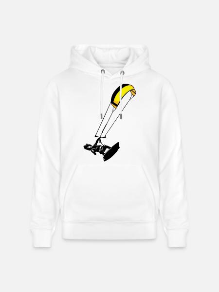 Kitesuf flex - Stanley/Stella CRUISER Unisex Organic Hoodie - white