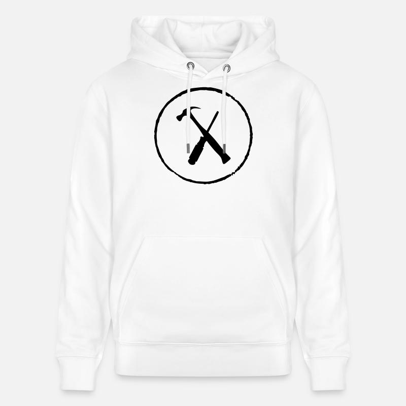 Tools - bricolage - Sweat à capuche bio CRUISER Stanley/Stella Unisexe - blanc