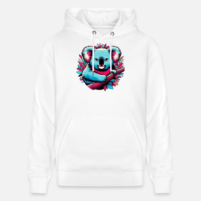 Koala - Sweat à capuche bio CRUISER Stanley/Stella Unisexe - blanc