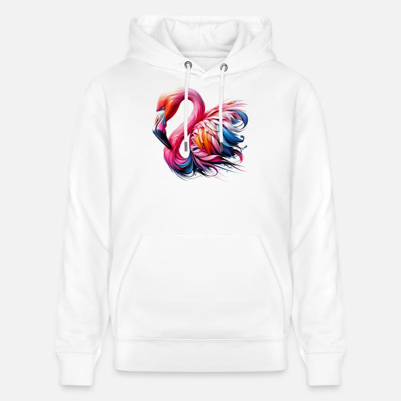 Flamant - Sweat à capuche bio CRUISER Stanley/Stella Unisexe - blanc