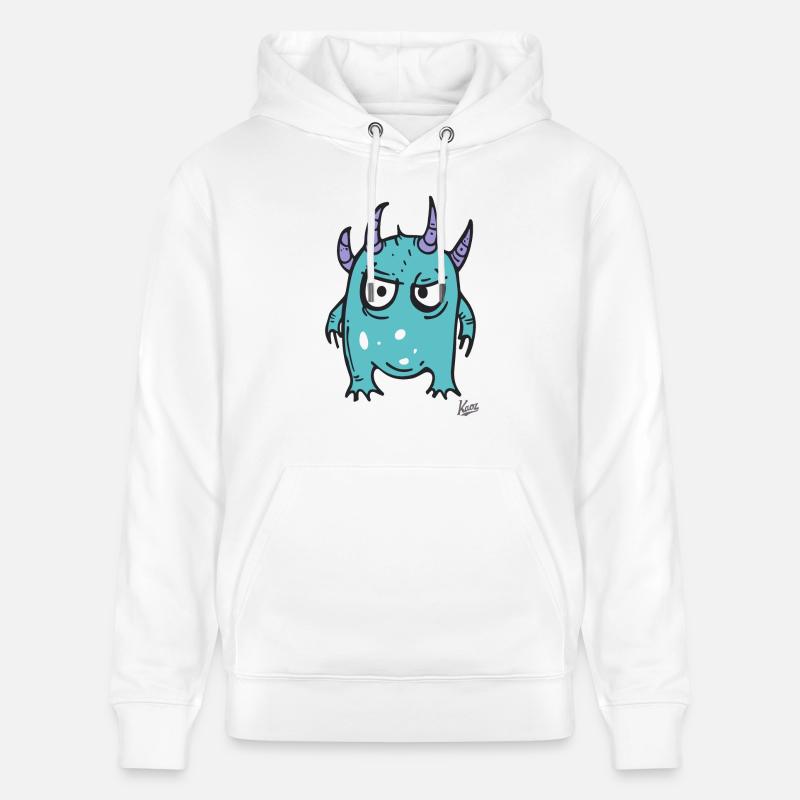 Petit monstre - Sweat à capuche bio CRUISER Stanley/Stella Unisexe - blanc