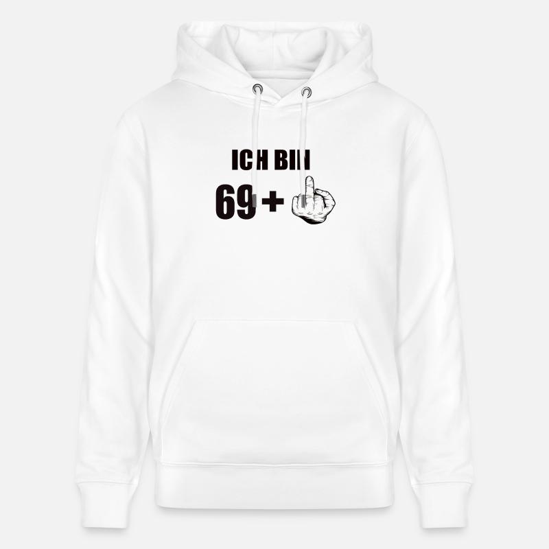 70e anniversaire - Sweat à capuche bio CRUISER Stanley/Stella Unisexe - blanc