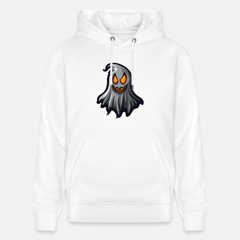Geist Halloween Comic - Stanley/Stella Unisex Bio-Hoodie CRUISER  - Weiß