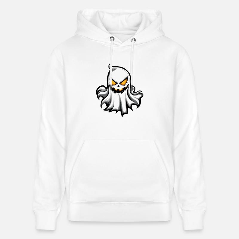 Geist Halloween Comic - Stanley/Stella Unisex Bio-Hoodie CRUISER - Weiß