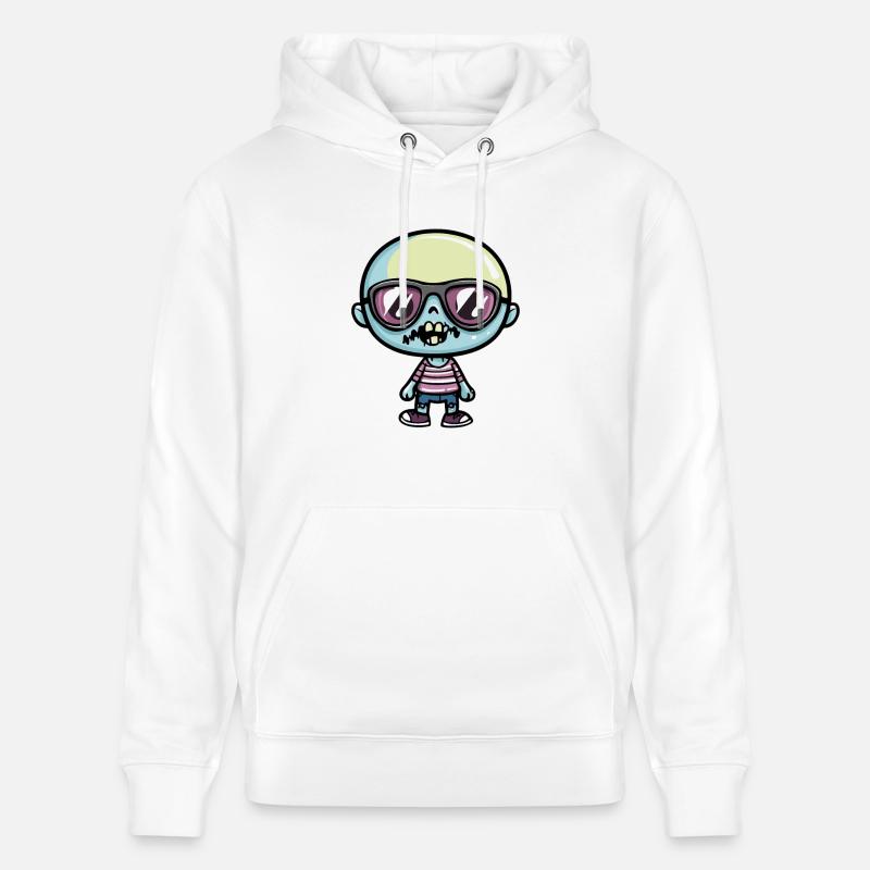 Zombie Halloween Cool - Sweat à capuche bio CRUISER Stanley/Stella Unisexe - blanc