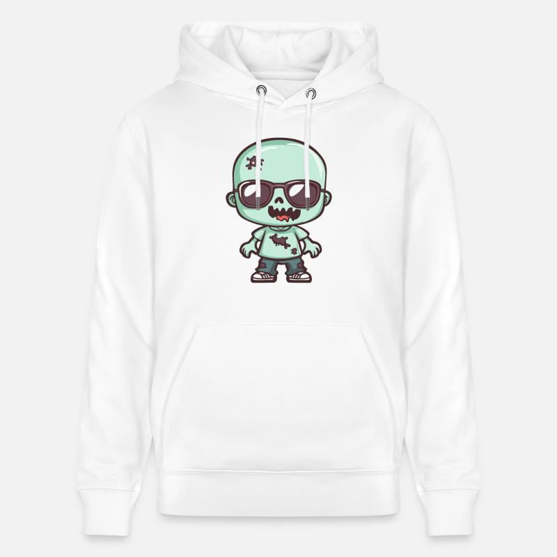 Zombie Halloween - Sweat à capuche bio CRUISER Stanley/Stella Unisexe - blanc