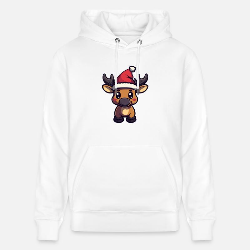 Orignal Noël Mignon - Sweat à capuche bio CRUISER Stanley/Stella Unisexe - blanc