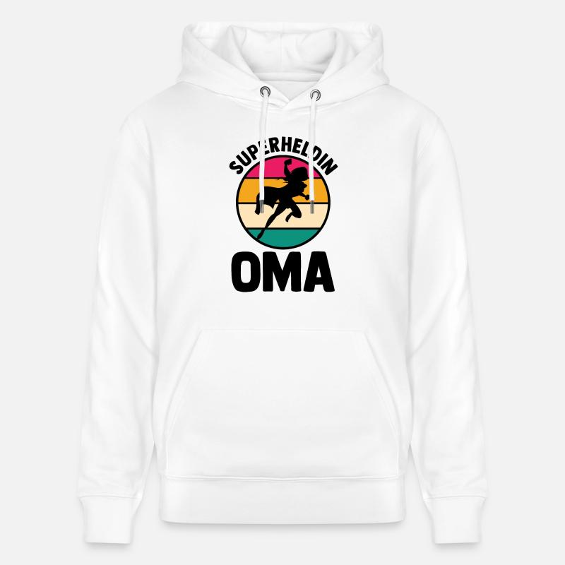 Großmutter Oma - Stanley/Stella Unisex Bio-Hoodie CRUISER  - Weiß
